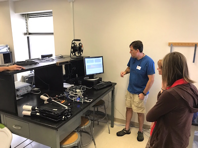 Syracuse teachers set up cosmic ray detectors in association with solar eclipse